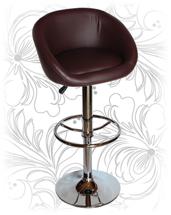 Стул барный DOBRIN Стул барный LM-5002, коричневый арт. LM-5002_M_EL-brown