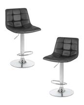 Стул барный DOBRIN Набор 2 шт Стул барный DOBRIN TAILOR, чёрный арт. LM-5017-N_CH-M_EL-black