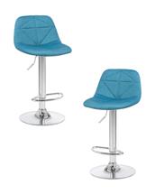 Стул барный DOBRIN Набор 2 шт Стул барный DOBRIN DINA, синий арт. LM-2035-N_CH-M_TT-blue