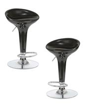 Стул барный DOBRIN Набор 2 шт Стул барный DOBRIN BOMBA, чёрный арт. LM-1004-N_CH-M_ABS-black