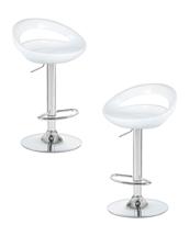 Стул барный DOBRIN Набор 2 шт Стул барный DOBRIN DISCO, белый арт. LM-1010-N_CH-M_ABS-white