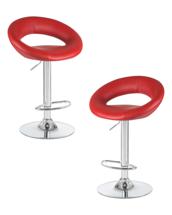 Стул барный DOBRIN Набор 2 шт Стул барный DOBRIN MIRA, бордовый арт. LM-5001-N_CH-M_EL-burgundy