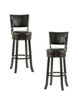 Стул барный DOBRIN Набор 2 шт Стул барный DOBRIN JOHN BAR, капучино, чёрный арт. LMU-9090-N_TR_EL-black