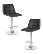 Стул барный DOBRIN Набор 2 шт Стул барный DOBRIN TAILOR, серый арт. LM-5017-N_CH-M_EL-grey