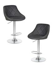 Стул барный DOBRIN Набор 2 шт Стул барный DOBRIN LOGAN, серый арт. LM-5007-N_CH-M_EL-188-55