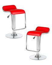 Стул барный DOBRIN Набор 2 шт Стул барный DOBRIN CRACK, красный арт. LM-3021-N_CH-M_EL-red
