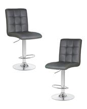 Стул барный DOBRIN Набор 2 шт Стул барный DOBRIN KRUGER, серый арт. LM-5009-N_CH-M_EL-188-55