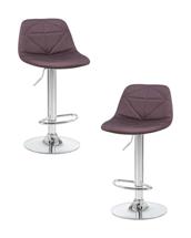 Стул барный DOBRIN Набор 2 шт Стул барный DOBRIN DINA, коричневый арт. LM-2035-N_CH-M_TT-brown