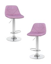 Стул барный DOBRIN Набор 2 шт Стул барный DOBRIN DINA, фиолетовый арт. LM-2035-N_CH-M_TT-purple