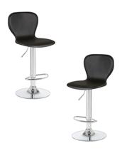 Стул барный DOBRIN Набор 2 шт Стул барный DOBRIN ELISA, чёрный арт. LM-2640-N_CH-M_EL-black