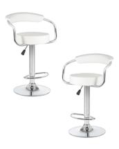 Стул барный DOBRIN Набор 2 шт Стул барный DOBRIN MARTA, белый арт. LM-5013-N_CH-M_EL-white