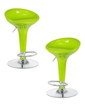 Стул барный DOBRIN Набор 2 шт Стул барный DOBRIN BOMBA, салатовый арт. LM-1004-N_CH-M_ABS-light-green