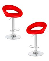 Стул барный DOBRIN Набор 2 шт Стул барный DOBRIN MIRA, красный арт. LM-5001-N_CH-M_EL-red