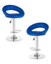 Стул барный DOBRIN Набор 2 шт Стул барный DOBRIN MIRA, синий арт. LM-5001-N_CH-M_EL-blue