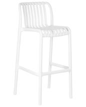 Стул барный DOBRIN Стул барный DOBRIN CHLOE BAR, белый (W-02) арт. LMZL-PP777_P-W-02