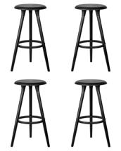 Стул барный DOBRIN Набор 4 шт Стул барный DOBRIN ROYCE BLACK, чёрный (B-03) арт. LMZL-PP652-N_B-TR_P-B-03