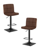 Стул барный DOBRIN Набор 2 шт Стул барный DOBRIN DOMINIC, шоколадный велюр (MJ9-111) арт. LM-5018-N_B-M_V-MJ9-111