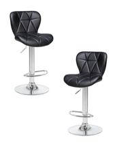 Стул барный DOBRIN Набор 2 шт Стул барный DOBRIN BARNY, чёрный арт. LM-5022-N_CH-M_EL-black