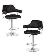 Стул барный DOBRIN Набор 2 шт Стул барный DOBRIN CHARLY, чёрный арт. LM-5019-N_CH-M_EL-black