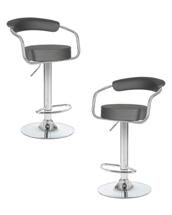 Стул барный DOBRIN Набор 2 шт Стул барный DOBRIN MARTA, серый арт. LM-5013-N_CH-M_EL-188-55