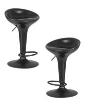 Стул барный DOBRIN Набор 2 шт Стул барный DOBRIN BOMBA BLACK, чёрный арт. LM-1004-N_B-M_ABS-black