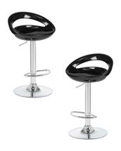 Стул барный DOBRIN Набор 2 шт Стул барный DOBRIN DISCO, чёрный арт. LM-1010-N_CH-M_ABS-black