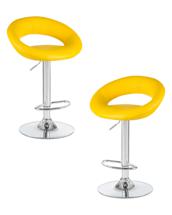 Стул барный DOBRIN Набор 2 шт Стул барный DOBRIN MIRA, жёлтый арт. LM-5001-N_CH-M_EL-yellow