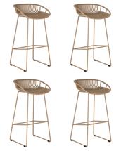 Стул барный DOBRIN Набор 4 шт Стул барный DOBRIN FRANK, бежевый арт. LMZL-PP775A-N_M_P-GR-03