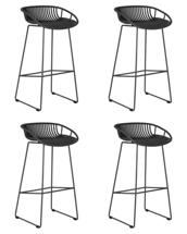 Стул барный DOBRIN Набор 4 шт Стул барный DOBRIN FRANK, темно-серый арт. LMZL-PP775A-N_M_P-GR-04