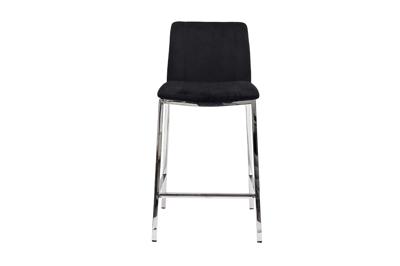 Стул барный Garda Decor 30C-DX-2091 BLK Стул барный велюр черный 42*53*88см арт. 30C-DX-2091 BLK