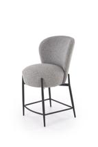 Стул барный Halmar Барный стул Halmar H-126 (серый/черный) арт. V-CH-H/126-POPIELATY