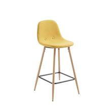 Стул барный La Forma (ех Julia Grup) Полубарный стул Nilson желтый арт. 078056