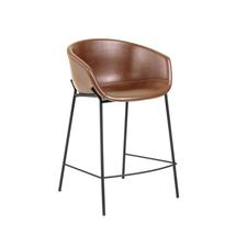 Стул барный La Forma (ех Julia Grup) Полубарный стул Zadine коричневый арт. 081726