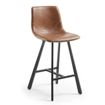 Стул барный La Forma (ех Julia Grup) Полубарный стул Trac коричневый арт. 052931