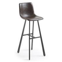 Стул барный La Forma (ех Julia Grup) Барный стул Trac темно-коричневый арт. 052532