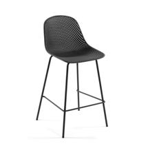 Стул барный La Forma (ех Julia Grup) Барный стул Quinby серый арт. 070432
