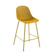 Стул барный La Forma (ех Julia Grup) Барный стул Quinby желтый арт. 070438