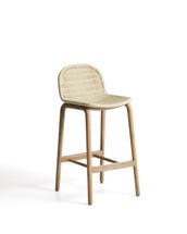 Стул барный La Forma (ех Julia Grup) Уличный барный стул Alipa из акации и веревки цвета экрю, 75 см арт. 481335