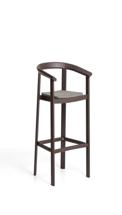 Стул барный La Forma (ех Julia Grup) Уличный барный стул Erice из алюминия и веревки коричневого цвета, 75 см арт. 482231