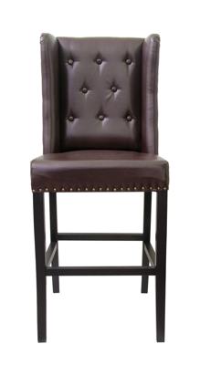 Стул барный MAK interior Дизайнерские барные стулья Skipton brown арт. 5KS27623-BROWN
