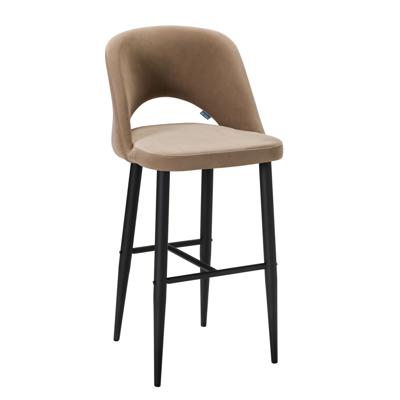 Стул барный R-Home Стул Бар.Lars Diag beige/черный арт. 410220132h_Diag beige_черн_БАР