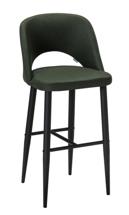 Стул барный R-Home Стул Бар.Lars тёмно-зеленый/черный арт. 410220122h_Dark_Green_черн_БАР