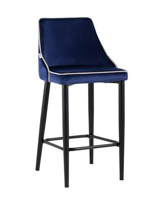 Стул барный Stool Group Стул полубарный Коби велюр синий арт. УТ000025308