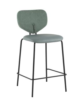 Стул барный Stool Group Стул полубарный Masey зеленый со светло-зеленой экокожей арт. УТ000039584