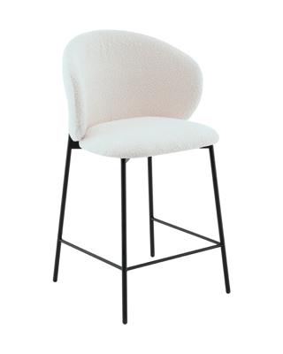 Стул барный Stool Group Стул полубарный Блейз букле белый арт. УТ000041389