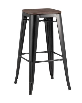 Стул барный Stool Group Стул барный TOLIX WOOD черный глянцевый арт. УТ000001194