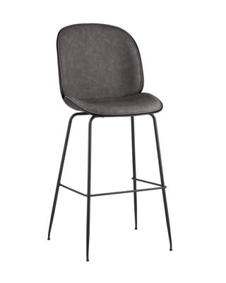 Стул барный Stool Group Стул барный Beetle PU со спинкой серый арт. УТ000001767