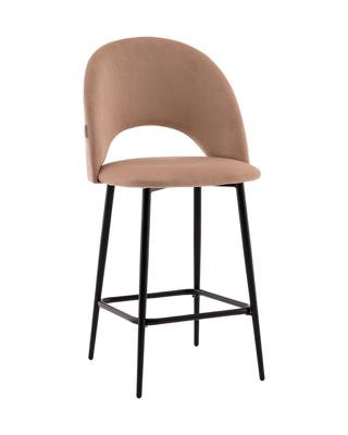 Стул барный Stool Group Стул полубарный Меган велюр бежевый арт. УТ000040866