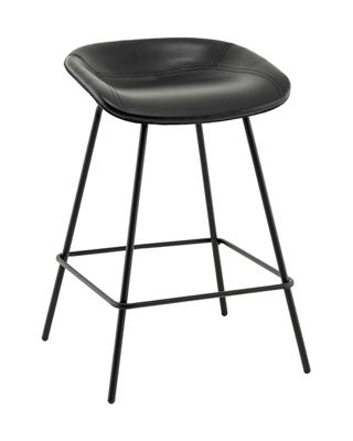 Стул барный Stool Group Стул полубарный Фуриоса экокожа чёрный арт. УТ000041270