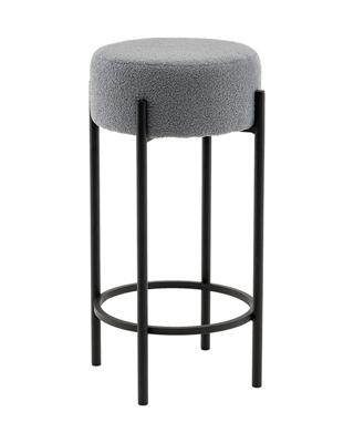 Стул барный Stool Group Стул барный Беккет букле светло-серый арт. УТ000041573
